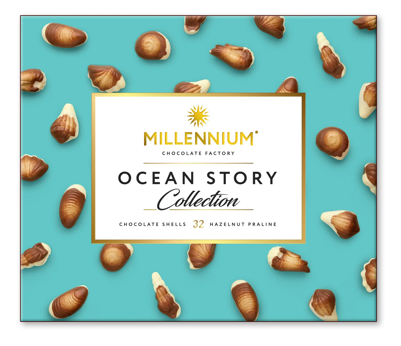 Millenium Chocolates Millennium OCEAN STORIES Chocolates — with Nut Praline — Buy sweets ...