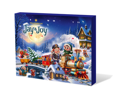 Шоколад молочний «JAY&JOY» новорічний календар