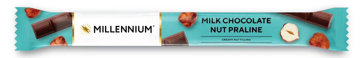 Millenium Chocolates Milk Chocolate MILLENNIUM — with nut praline — Buy sweets online ...