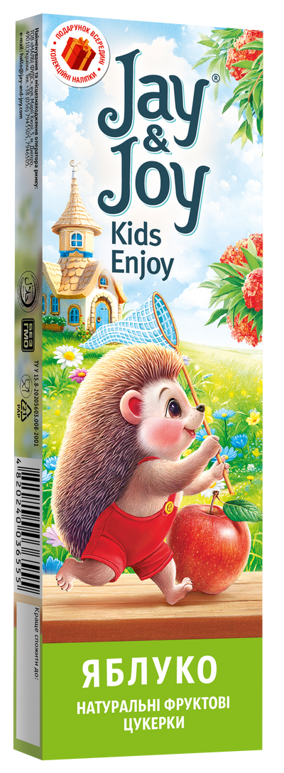 Цукерки фруктові «Jay & Joy Пастила яблучна»