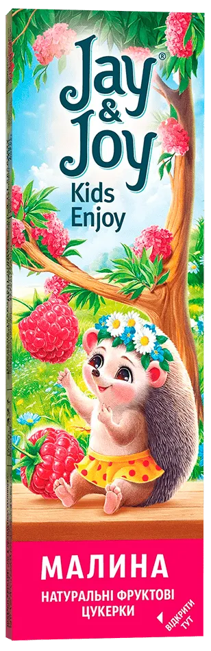 Цукерки фруктові «Jay & Joy Пастила малинова»