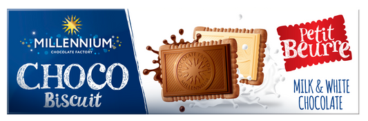 Millennium Choco Biscuit Assorted Chocolate with Cookies 132g