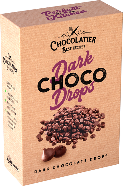 Шоколад «CHOCOLATIER» чорний в краплях