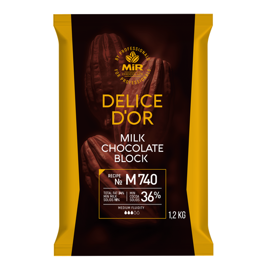 Шоколад Delice D`or молочний блок