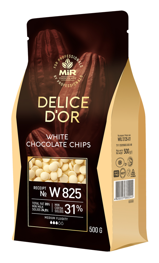 Шоколад Delice D`or білий калети