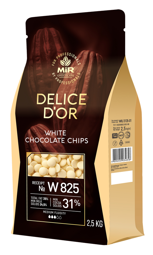 Шоколад Delice D`or білий калети