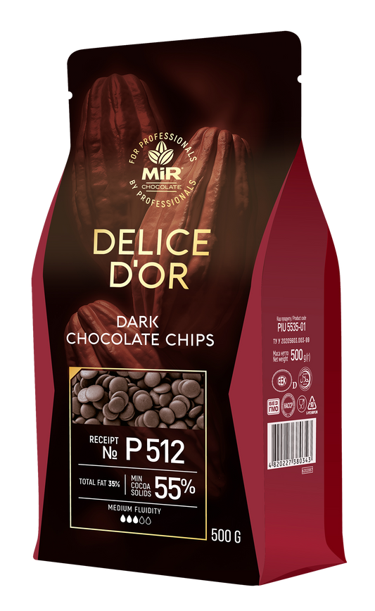 Шоколад  Delice D`or чорний калети