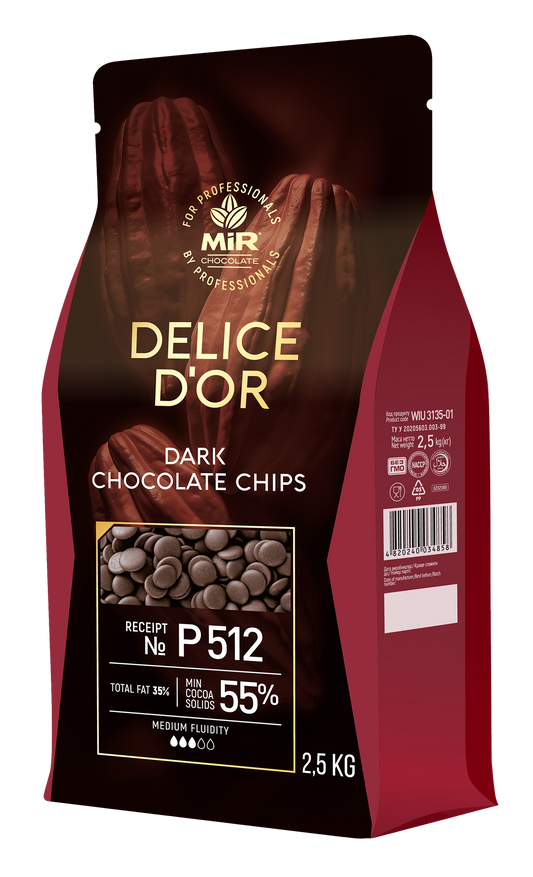 Шоколад  Delice D`or чорний калети