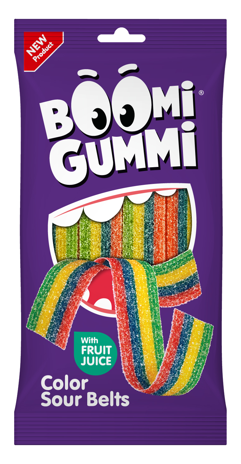 Цукерки желейні «Boomi Gummi Sour Belts»