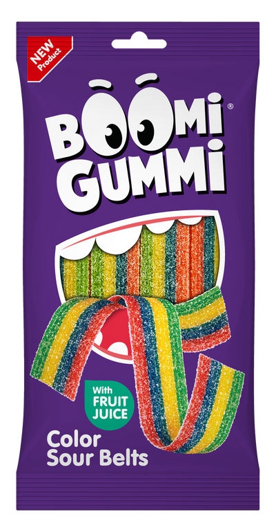 Цукерки желейні «Boomi Gummi Sour Belts»