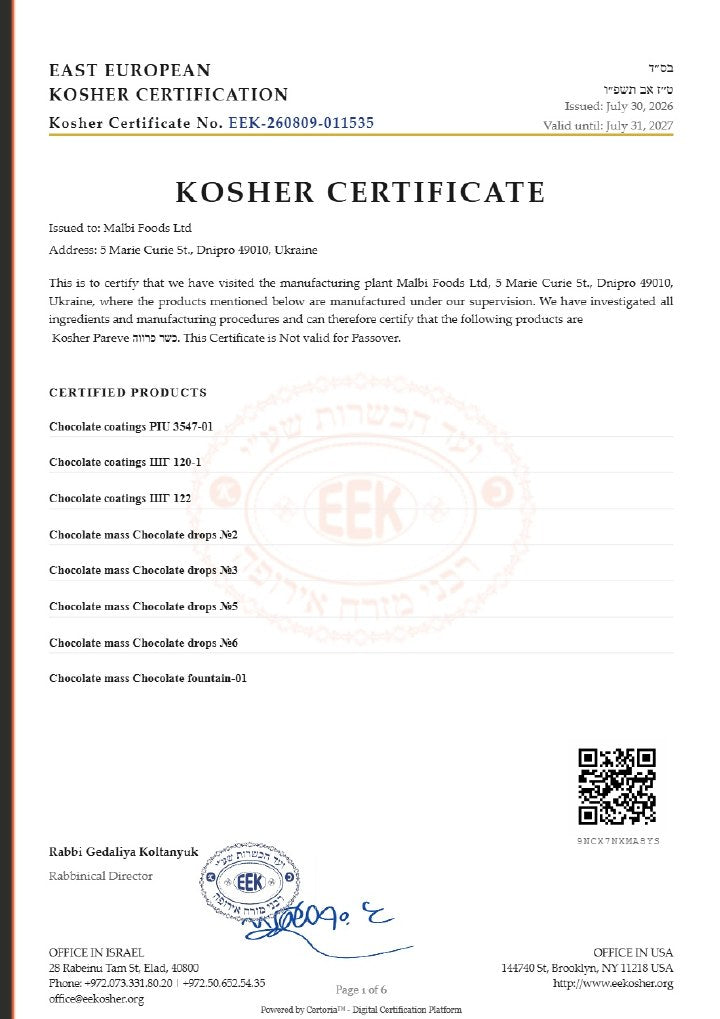 Translation missing: ru.certifications_awards.certificates.pareve.title